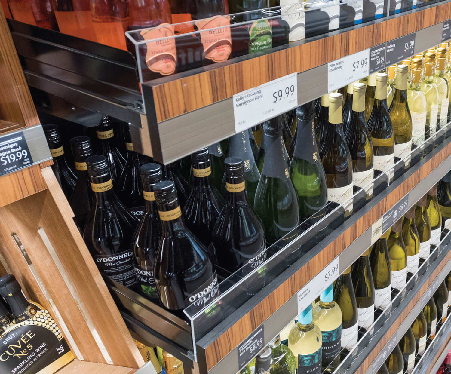 VersaShelf RetroFit with Wine Bottles